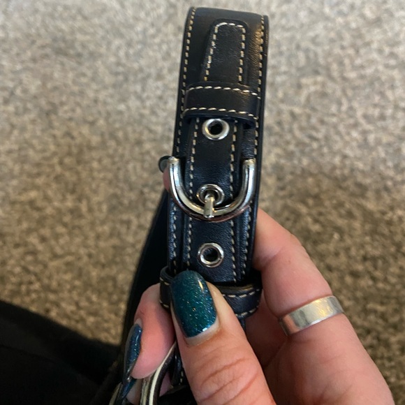 Black Coach Handbag with Digital Authenticity - Picture 12 of 14